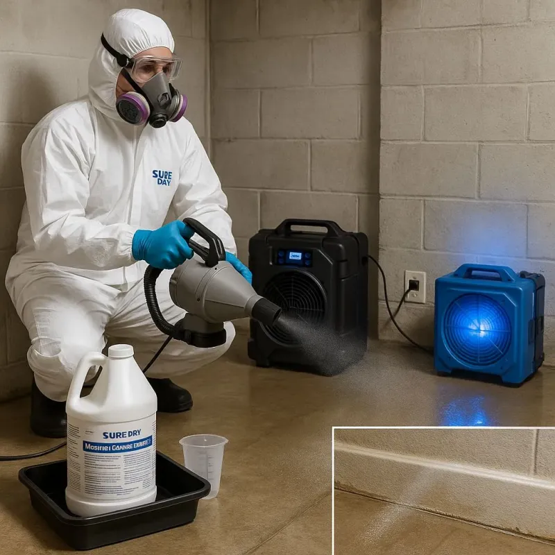 Sanitization and Odor Removal process in Chalmette, LA