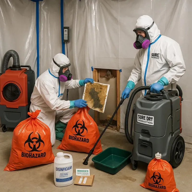 Contaminated Water Handling Protocols process in Chalmette, LA